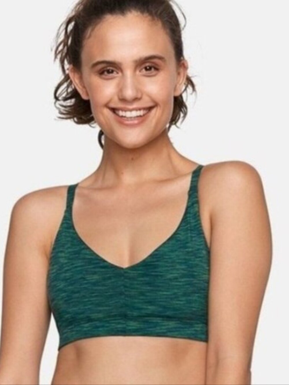 Outdoor Voices Women's Green Flow Bralette Size XL Free Form Sports Bra